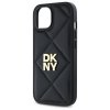 DKNY DKHCP14SPQDSLK iPhone 14 6.1       czarny/black Quilted Stack Logo